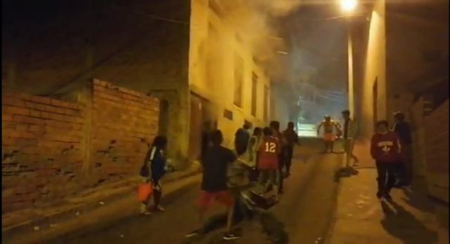 Depósito de carros ambulantes se incendió en Tarija