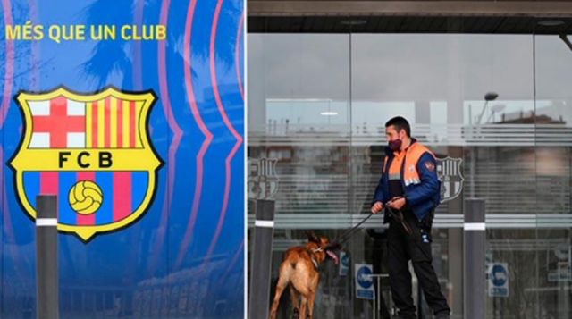 Operativo en las oficinas del FC Barcelona termina con varias detenciones
