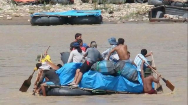 Dos niños desaparecidos tras el vuelco de gomón en río Bermejo 
