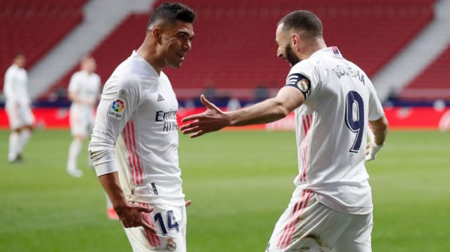 Real Madrid rescató un empate  sobre el final ante el Atlético