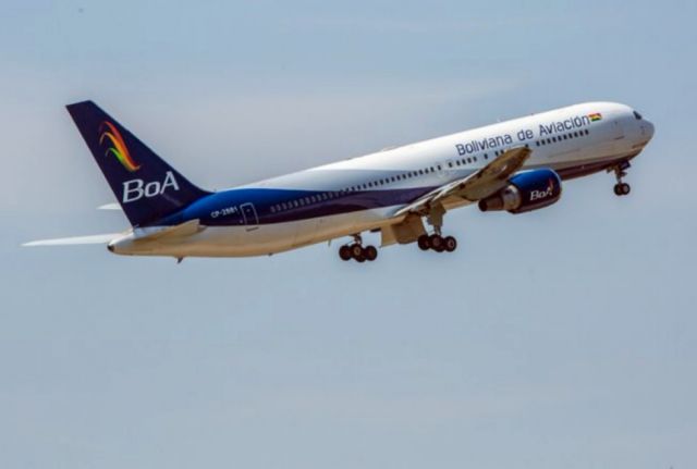 Avión de BOA partió a China para recoger  200.000 dosis de las vacunas Sinopharm