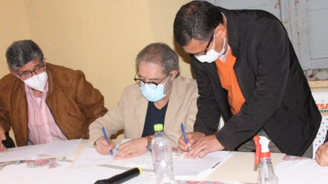 La agrupación Rojo y Blanco, FRI y la Federación de Gremiales se adhieren a Unidos de Tarija 