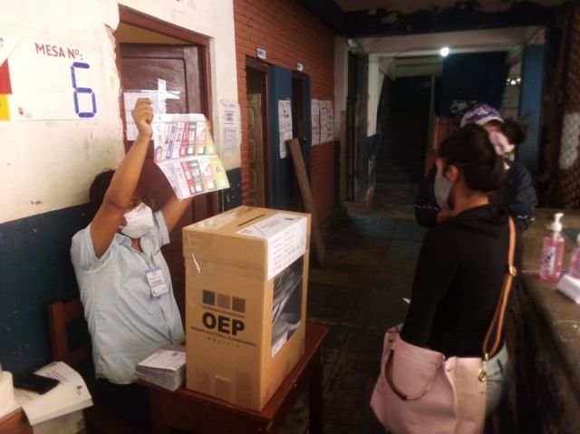 Balotaje: TED de Tarija espera terminar de realizar el cómputo de las actas en 24 horas 