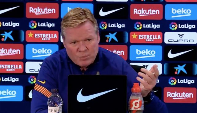 Ronald Koeman:  “Merecimos decisiones arbitrales más acertadas"