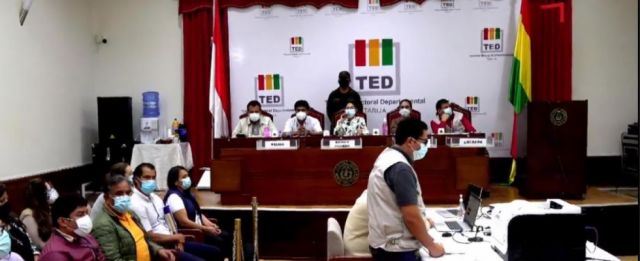 TED cierra el cómputo de votos de manera oficial en Tarija