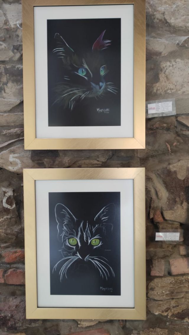 “Minino” y “Miau”, por Daniela Domínguez.