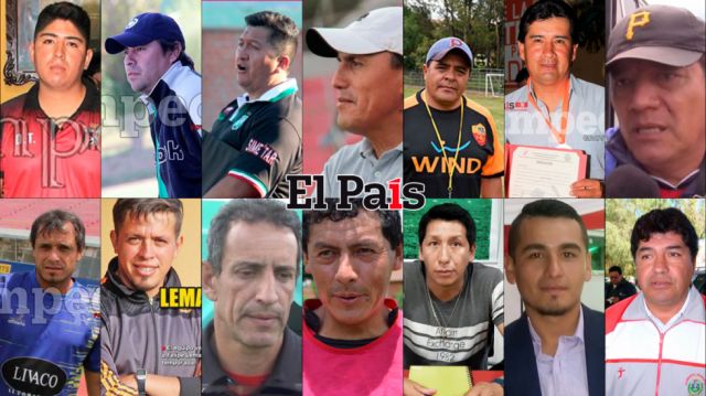 Los 14 técnicos que dirigirán en la primera del fútbol tarijeño