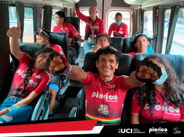 Pío Rico tuvo un buen debut en la Vuelta a Colombia