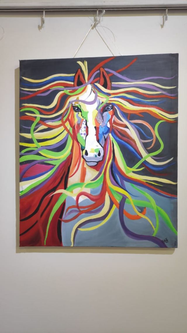 Los colores dieron vida a la exposición.