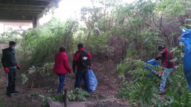 Gobernación dotó guantes, bolsas, barbijos y otros insumos para la limpieza del río Guadalquivir