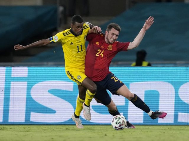 España no pudo con Suecia  en su debut en la Eurocopa