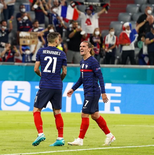 Francia venció a Alemania  en un duelo de candidatos