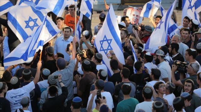 Los nacionalistas israelíes marchan en Jerusalén Este