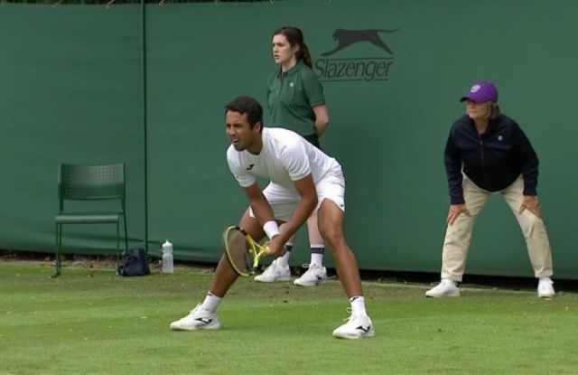 Dellien vence sin problemas al británico McHugh en su debut de Wimbledon 