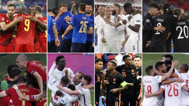 Con Inglaterra-Alemania como  destacado en octavos de final