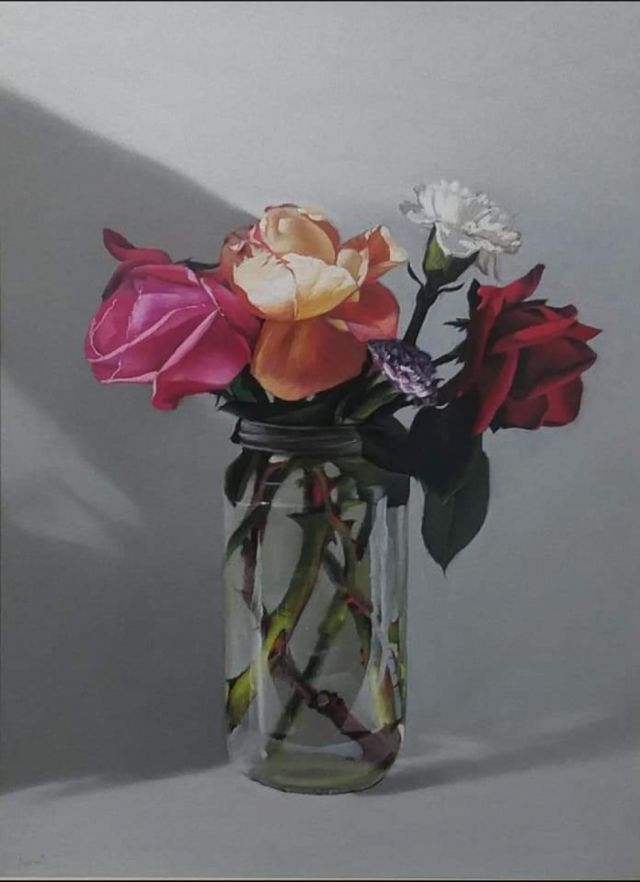 “Serie de flores de invierno IV”.