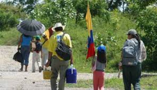 ONU reporta que más de 8.000 colombianos fueron desplazados durante mayo