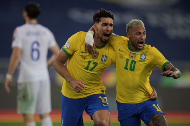Brasil venció con lo justo a Chile y avanzó a semifinales 