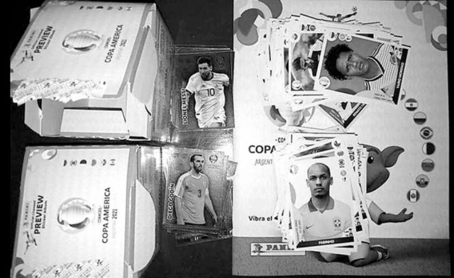 Un niño argentino robó figuritas y el álbum de Copa América 