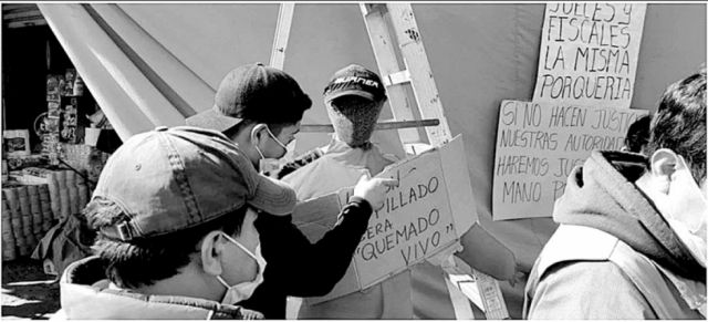 Protesta de gremiales por robos (foto: Archivo)