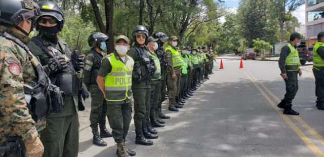 El 60% de policías están vacunados en Tarija 