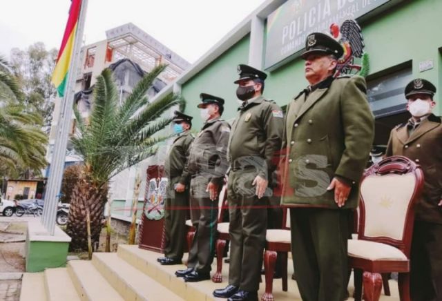 Posesionan a Richard Gustavo Olivares como nuevo subcomandante de la Policía en Tarija