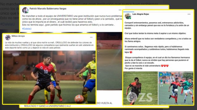 Jugadores de la "U" se expresaron: “Ir para atrás”, un tema que se instala en ATF