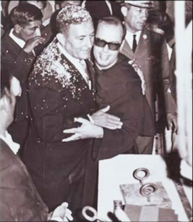 El Presidente de la República Barrientos Ortuño y  Bartolomé Attard. 1968