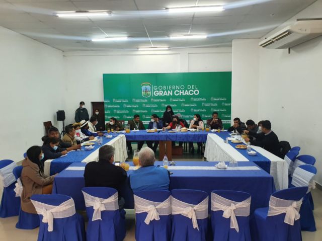 Luis Arce se encuentra reunido con autoridades del Gran Chaco