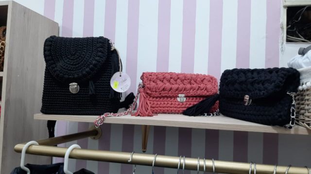 Carteras tejidas de Luna’s Handmade.