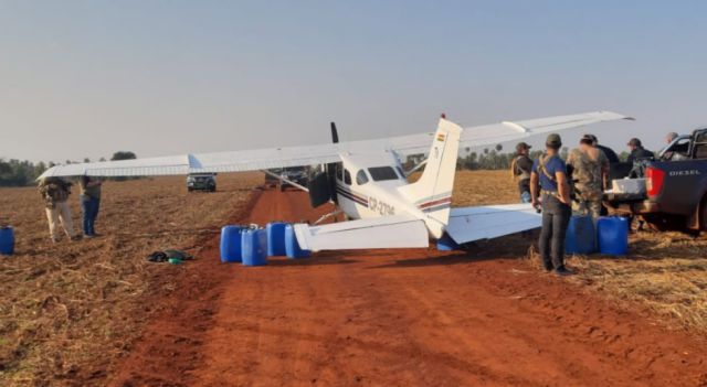 Cae otra ‘narco-avioneta’ boliviana en Paraguay