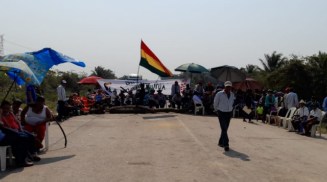 Los indígenas de Beni continúan con su protesta