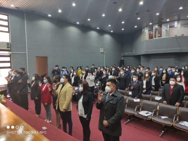 Piden a los nuevos abogados de Tarija ejercer con idoneidad