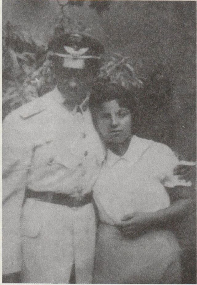 El Cadete Arancibia con su esposa