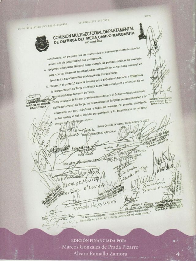 Petroleo y Gas en Tarija 