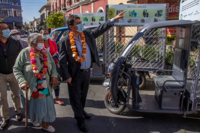 Entrega de donaciones