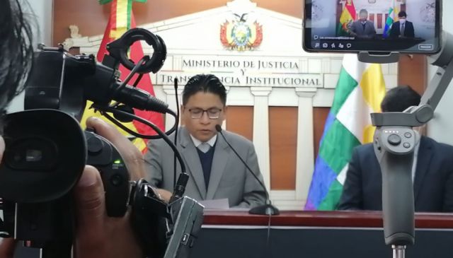 Gobierno informa que se amplió el tiempo para entregar informe a la CIDH sobre Áñez