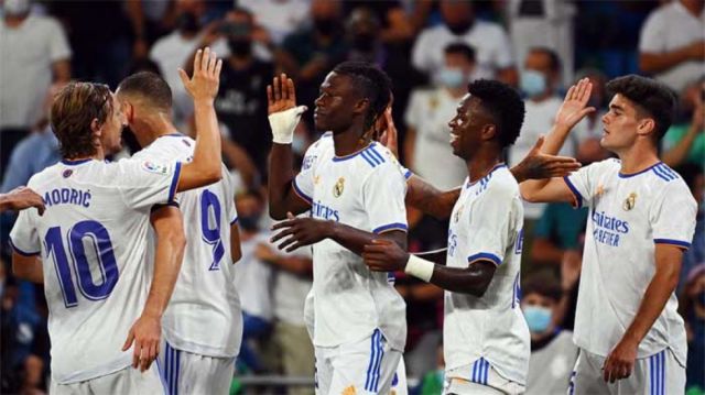 El Bernabéu recupera el color con goleada al Celta
