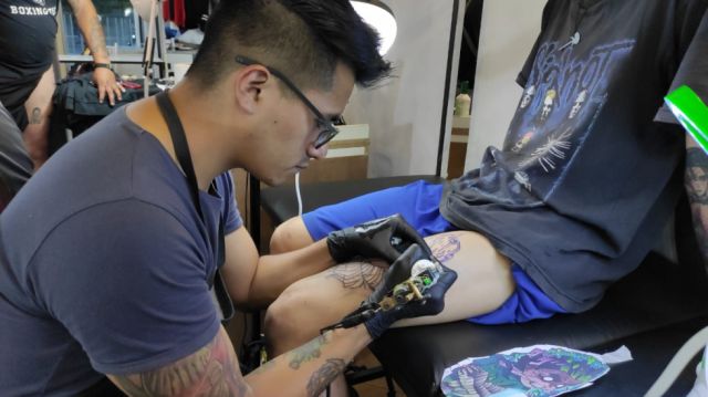 Los tatuados eligieron amplias áreas de piel.