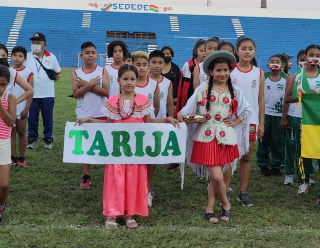 En la primera jornada, Tarija logra el primer lugar en el campeonato nacional de mini Atletismo