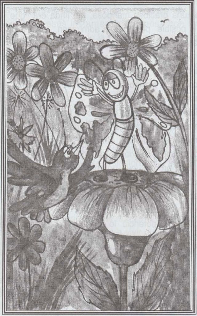 La mariposa y el gorrion
