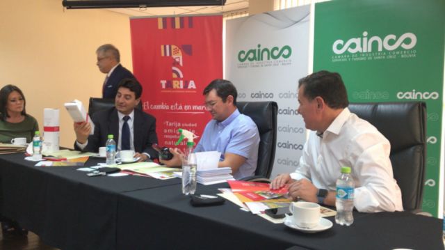 Alcalde de Tarija socializó en Cainco la Ley de Alianza Público-Privada