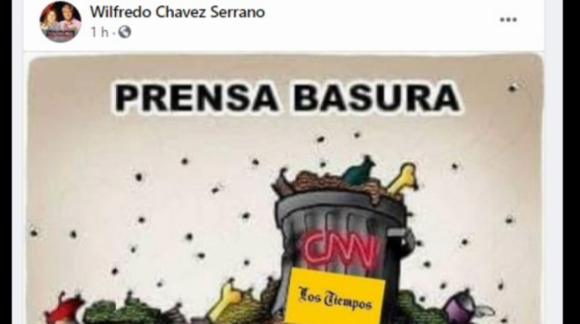 Procurador del Estado comparte imagen que dice: "Prensa basura. ¡No los veas!