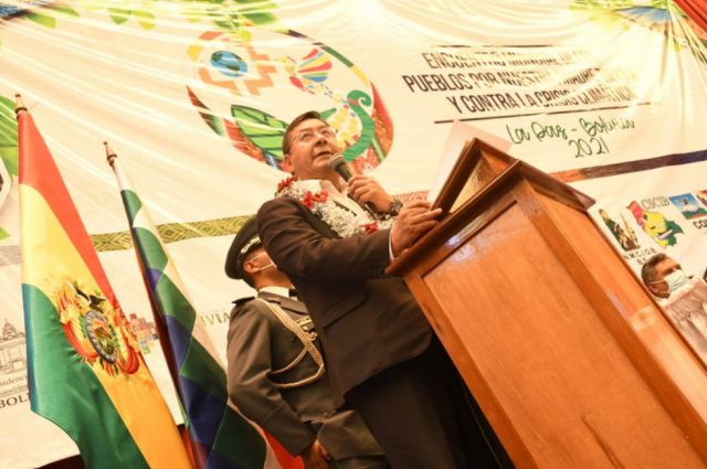 Presidente Arce: La crisis climática es causada por la codicia capitalista 