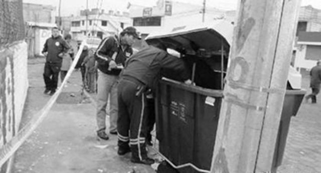 Hallan cadáver de un recién nacido en un basurero  