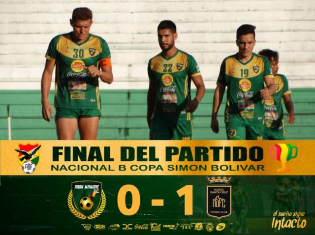 Nueva Santa Cruz superó por la mínima a Gran Mamoré