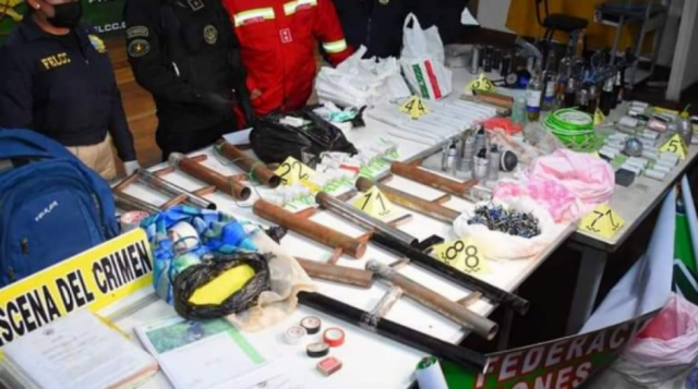Policía encuentra explosivos en hospital de Adepcoca y cree que iban a ser usados el lunes