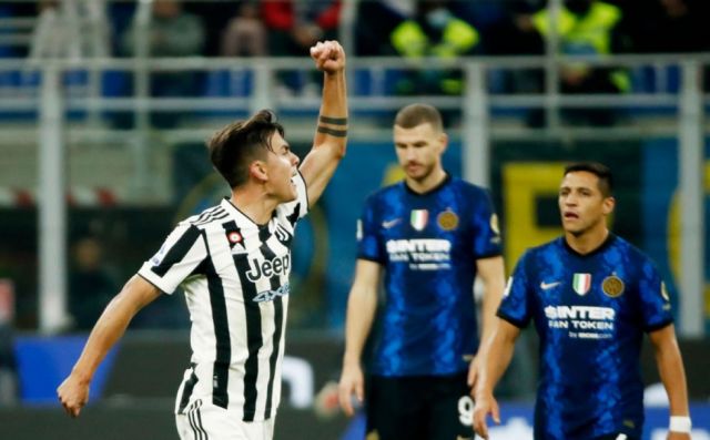Dybala de penal salvó el empate ante Inter