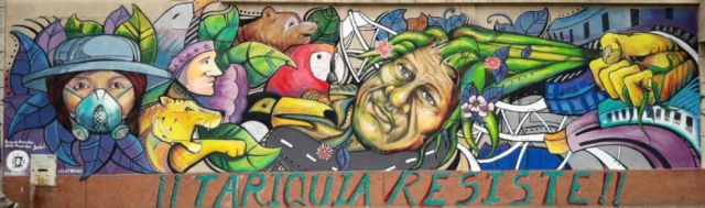 Nereta, el arte público y de protesta que nació en Tarija