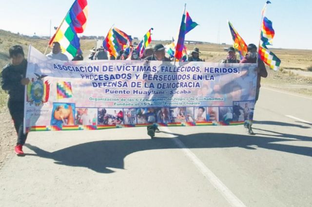 Víctimas de Sacaba y Senkata piden apurar juicio contra Añez